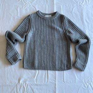 Babaton grey merino wool sweater